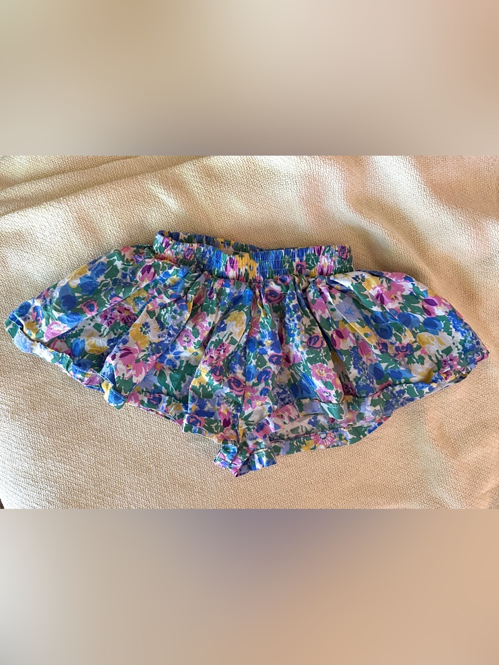 Floral Ruffle Toddler 4T Summer Shorts